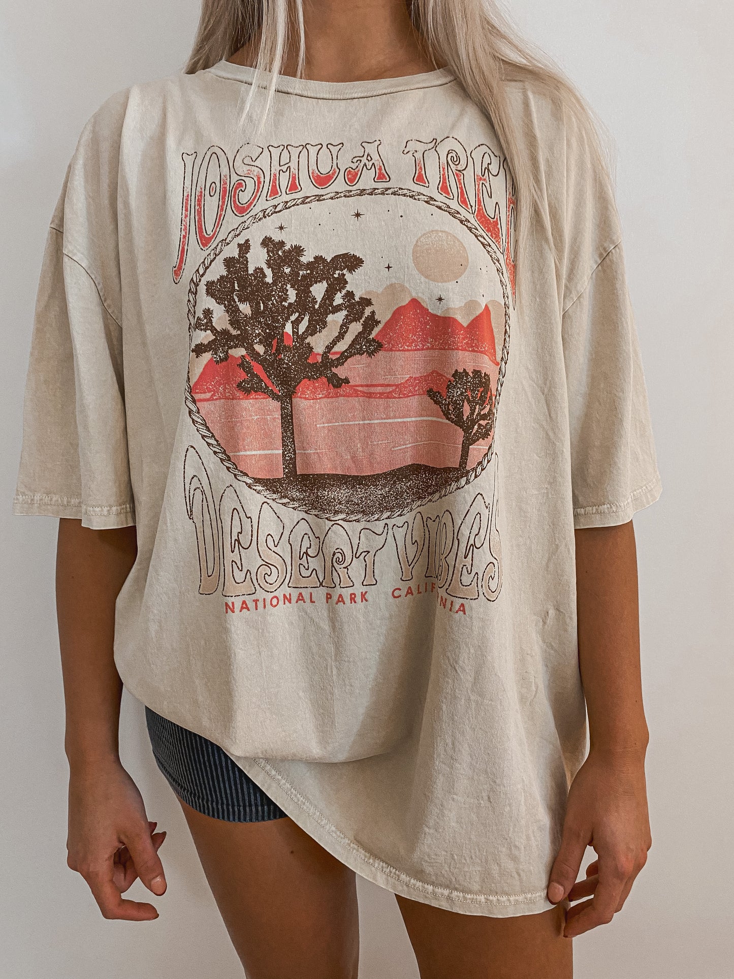 Desert Vibes Oversized Graphic Tee