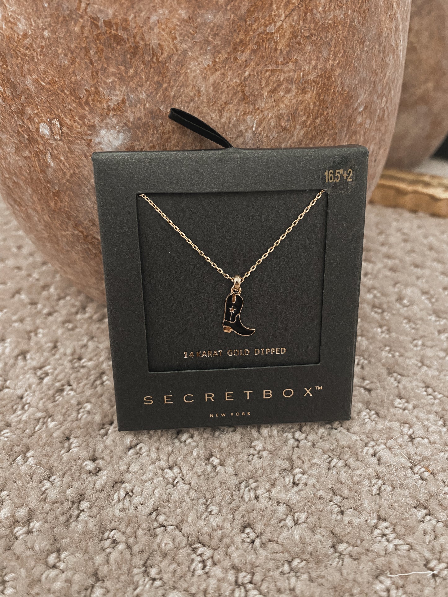 Cowboy Boot Necklace