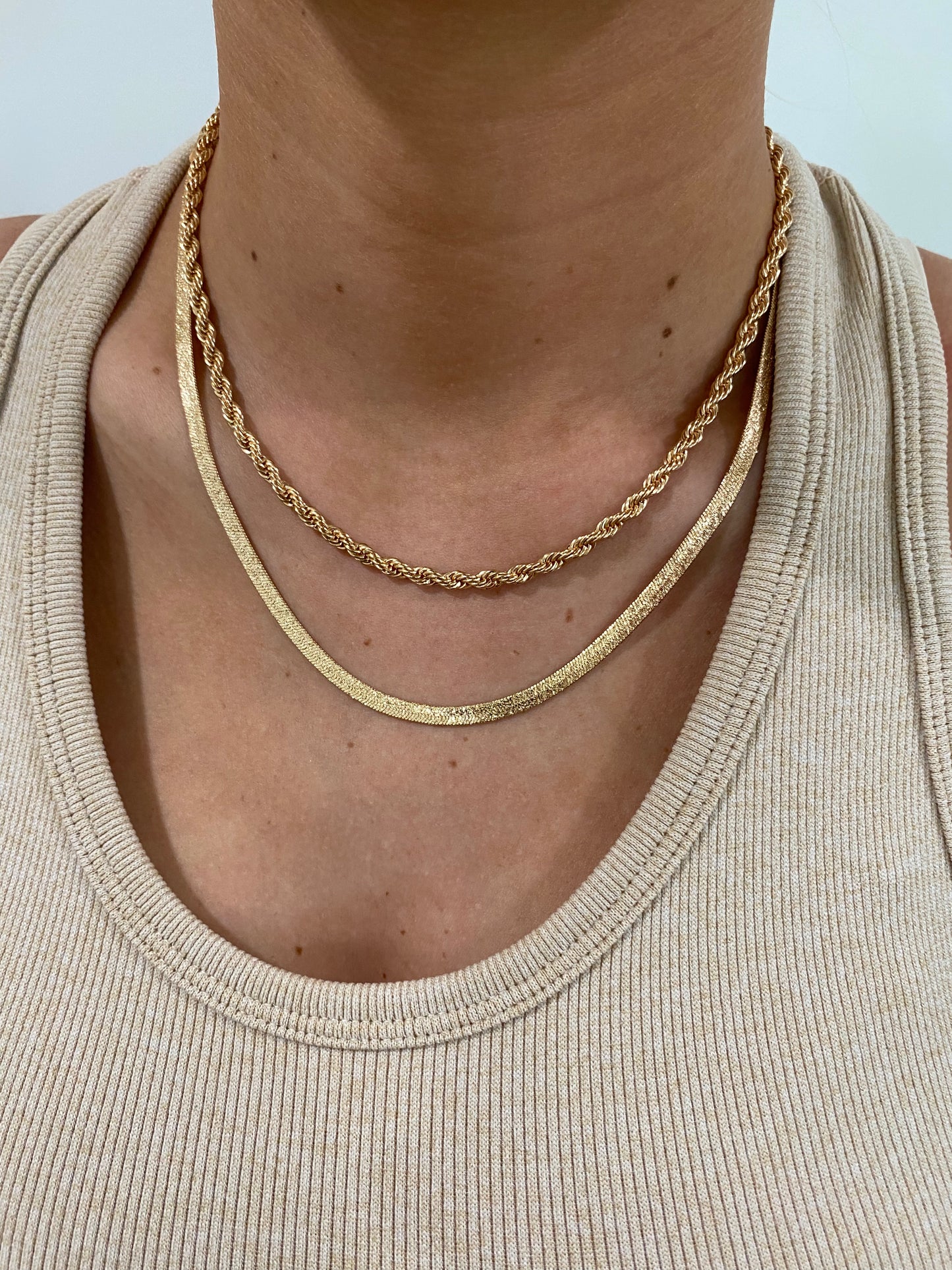 Snake & Rope Necklace Set