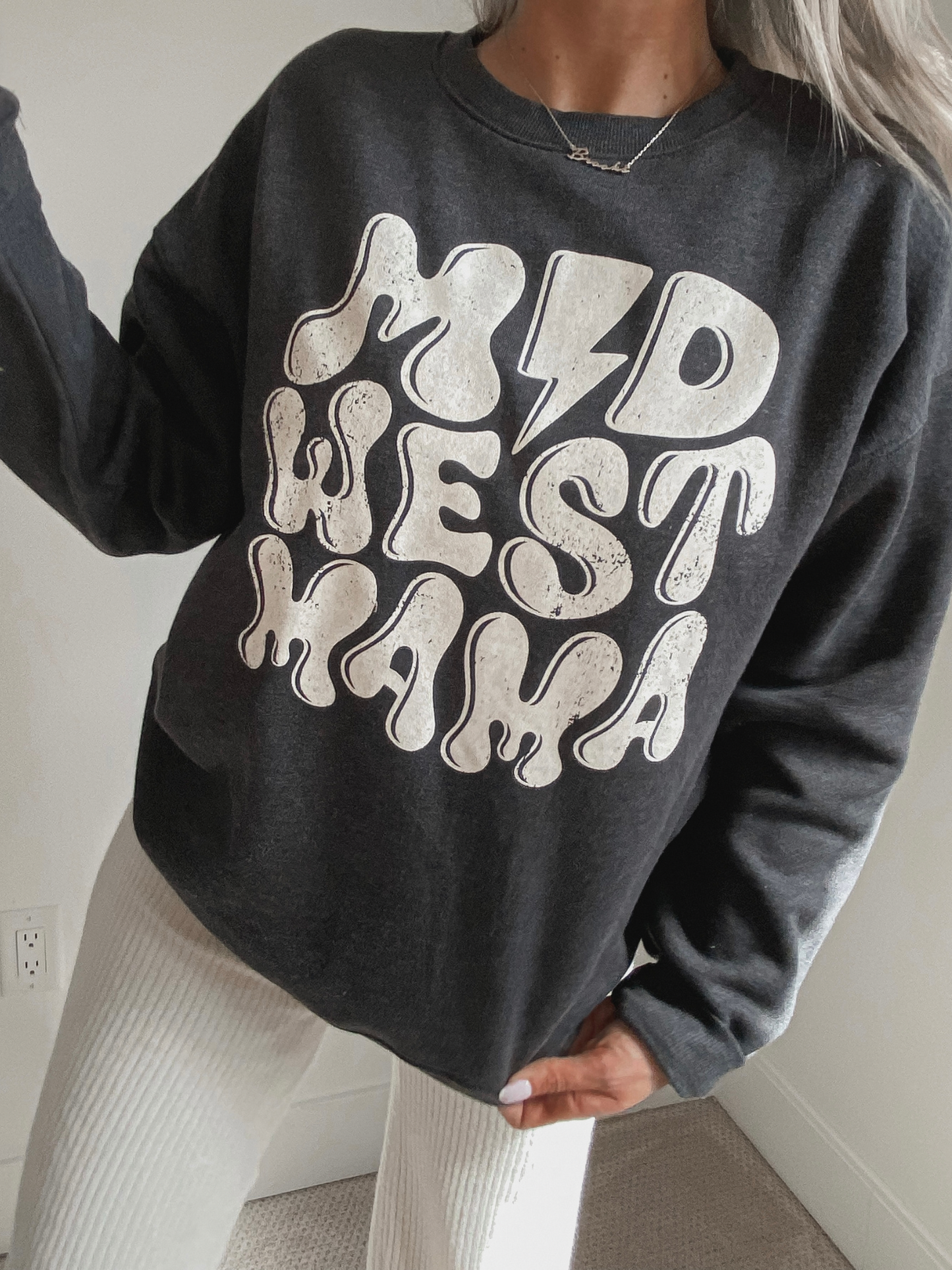 Mid West Mama Graphic Crewneck