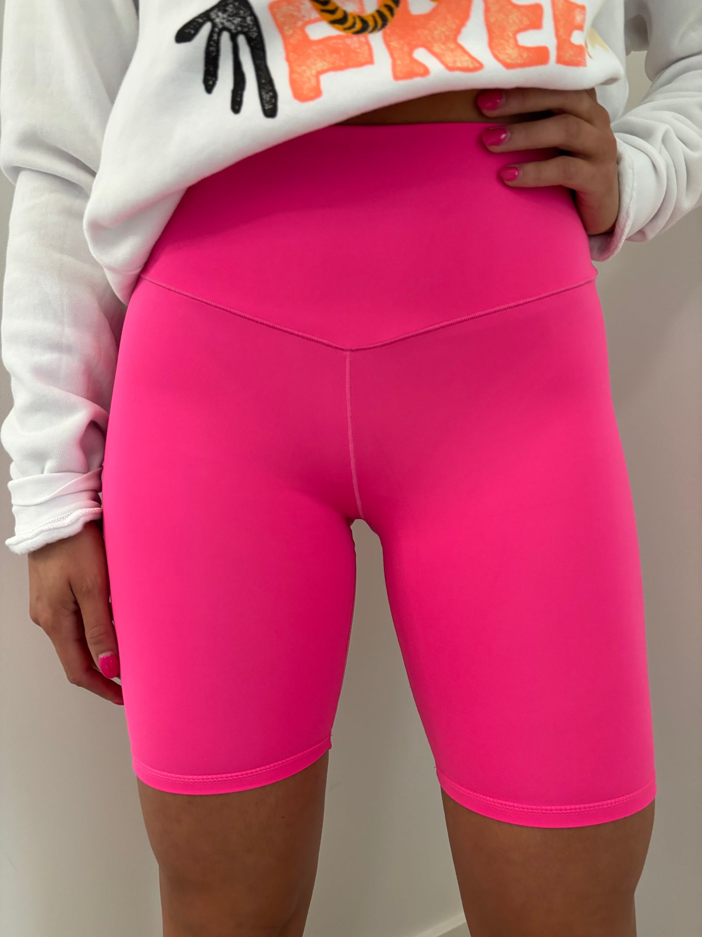 Biker Shorts - Hot Pink