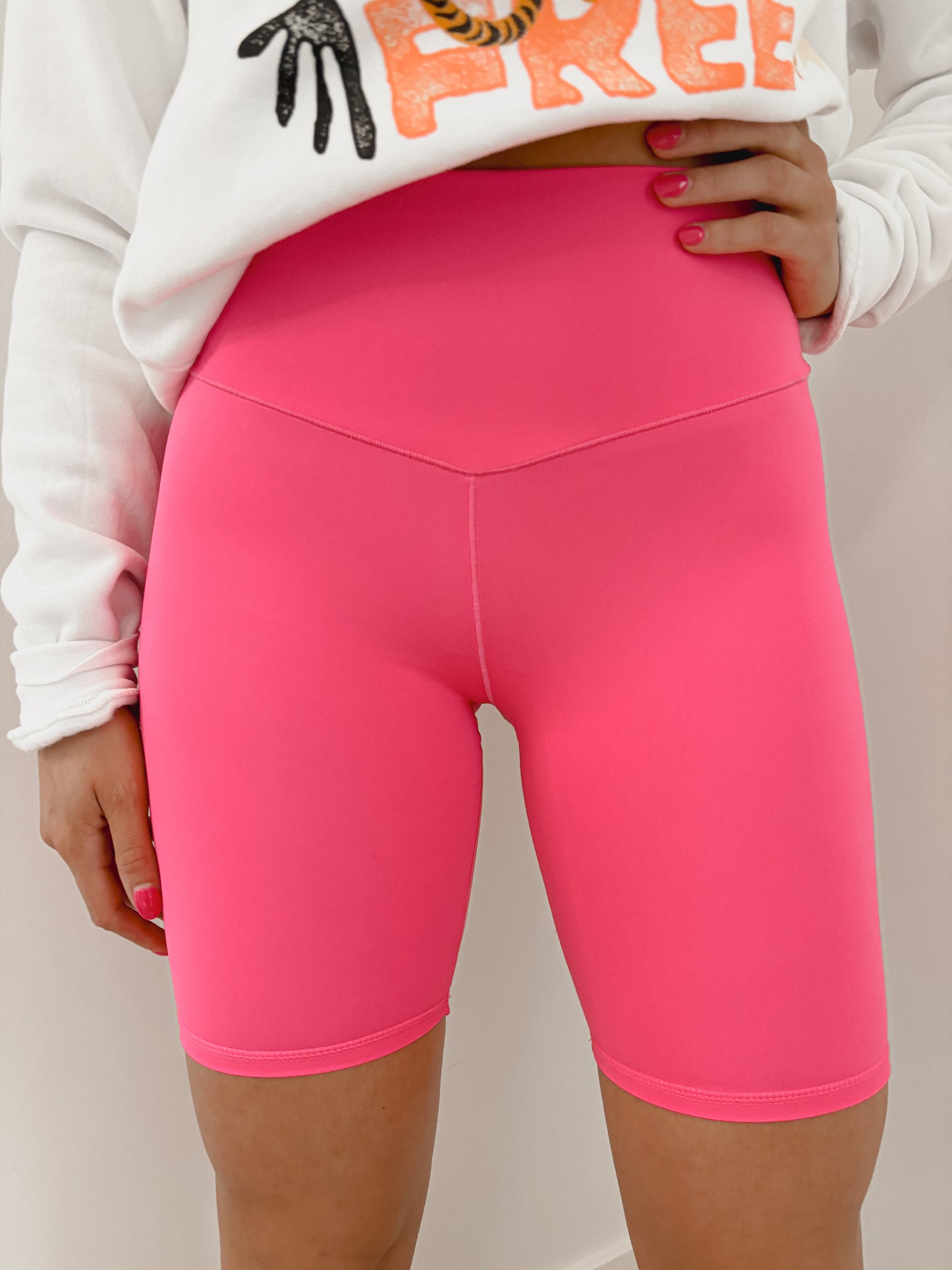 Biker Shorts - Hot Pink