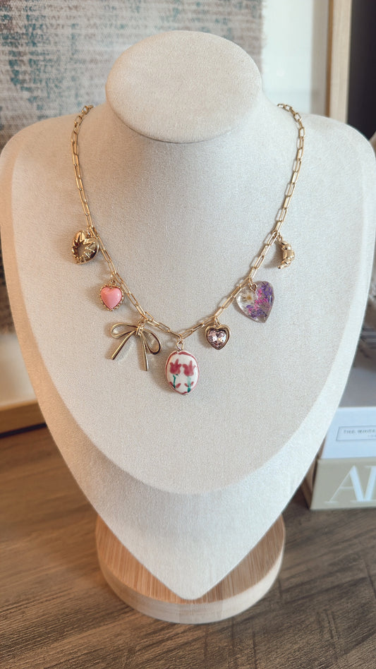 Cottage Core Charm Necklace