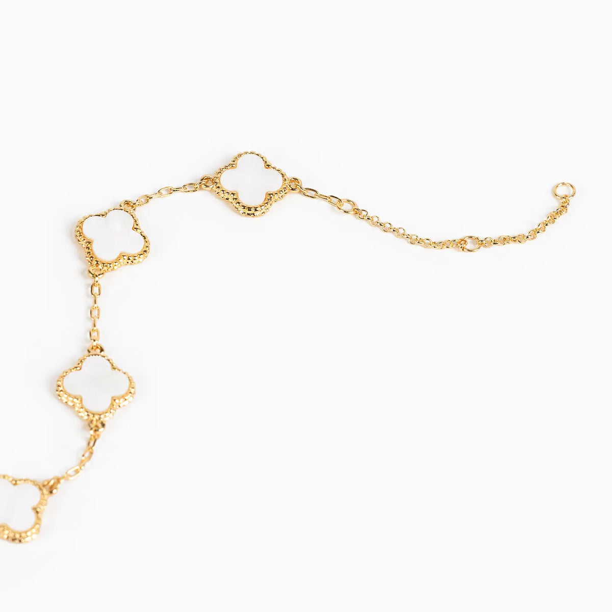 Clover Bracelet - Cream
