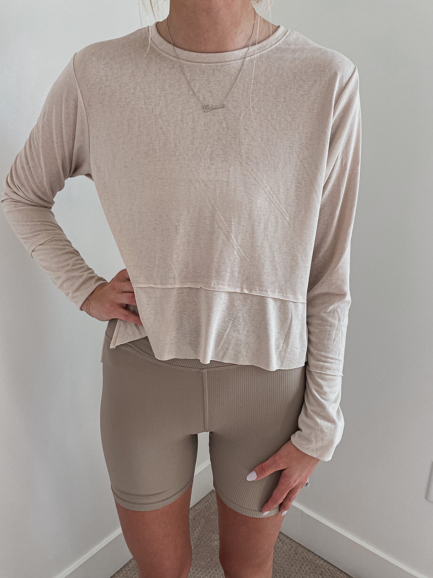 Layered Long Sleeve Top