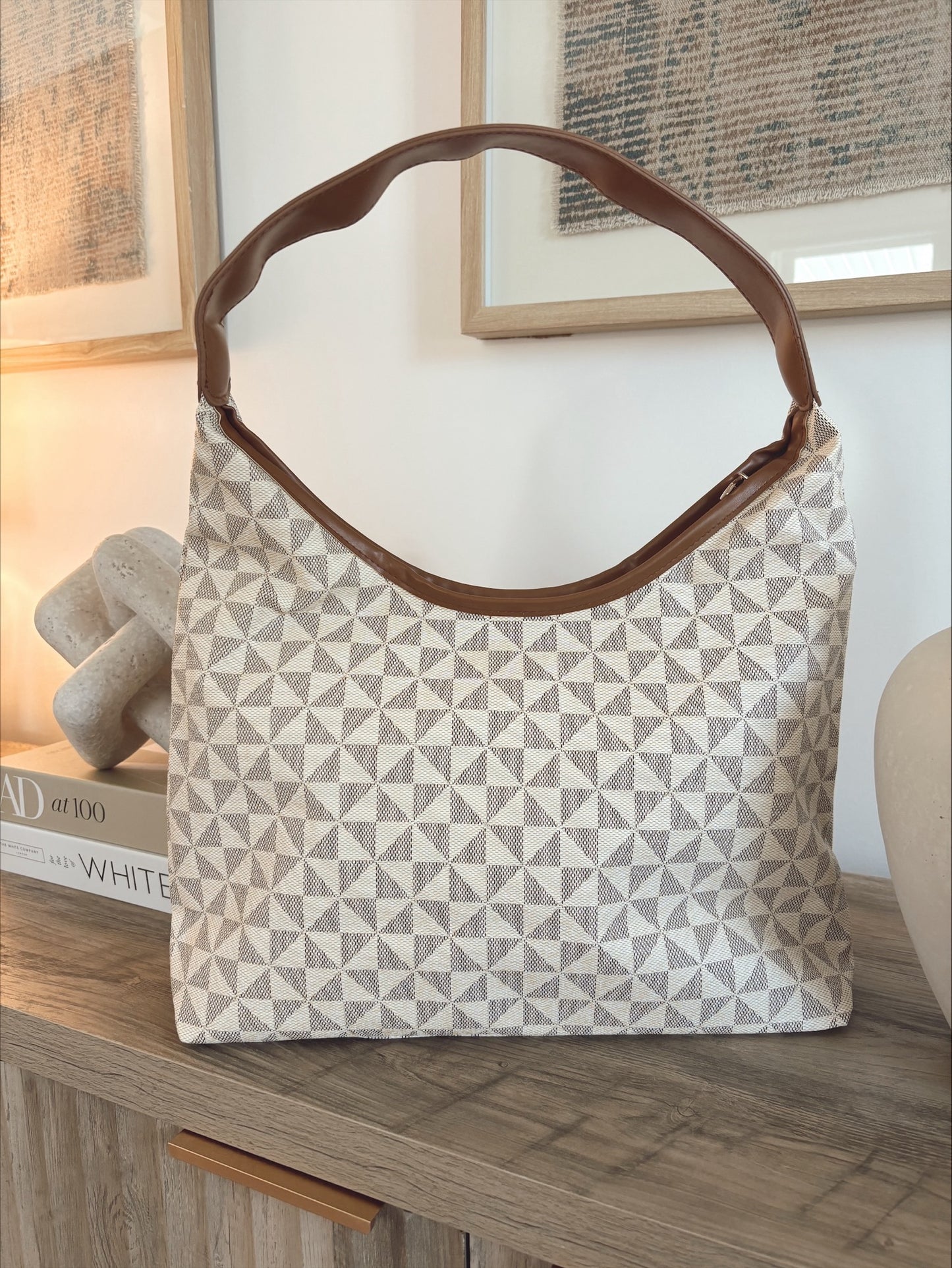 Medium Tote Bag - Cream