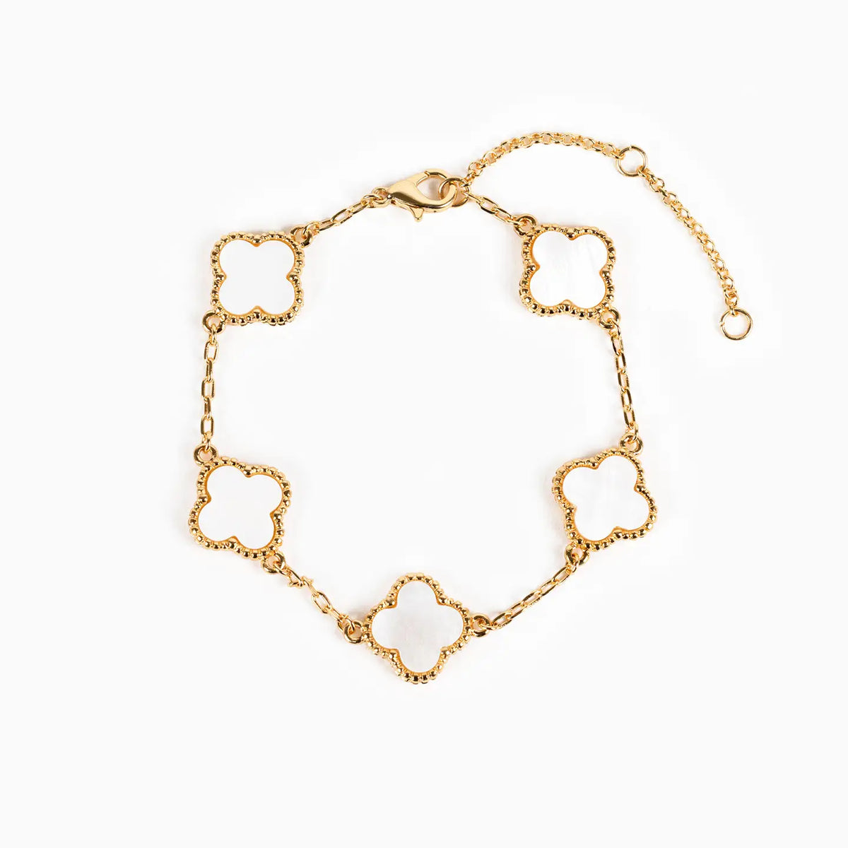 Clover Bracelet - Cream
