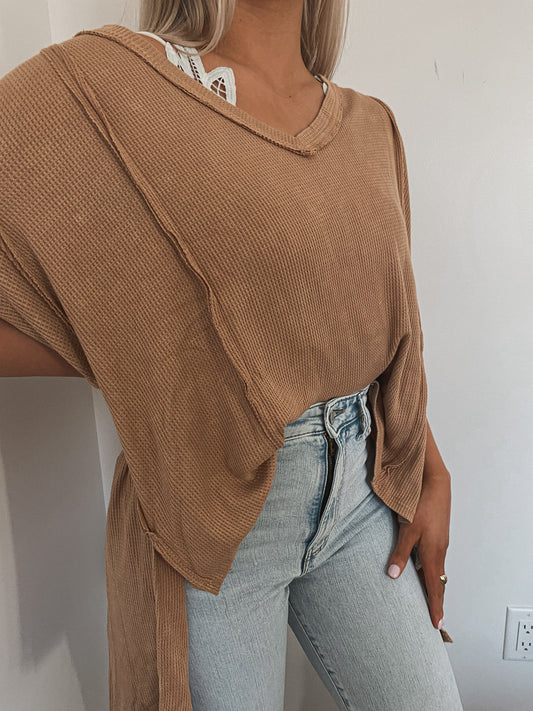 Oversized High-Low Tunic Top