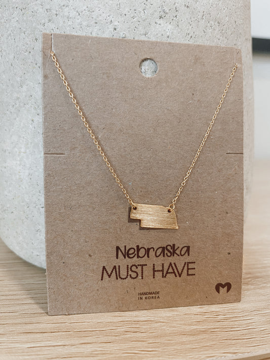 Nebraska Slated Necklace